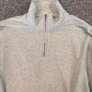 LAZY PANTS Grey Cropped Sweater - Size L